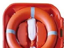 Lifebuoy and buoy protection box, multifunctional lifebuoy protection box, 2.5kg swimming circle circular placement box